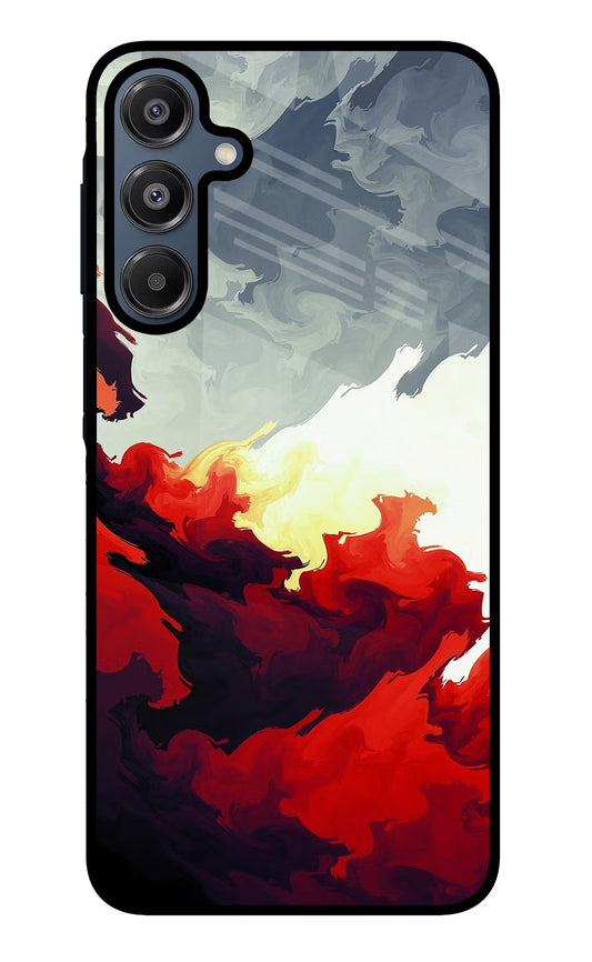 Fire Cloud Samsung A16 5G Glass Case