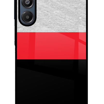 Tri Color Pattern Samsung A16 5G Glass Case