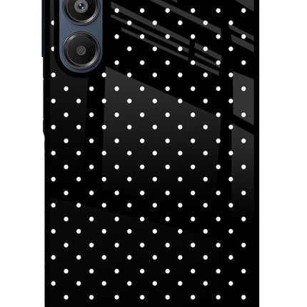 White Dots Samsung A16 5G Glass Case