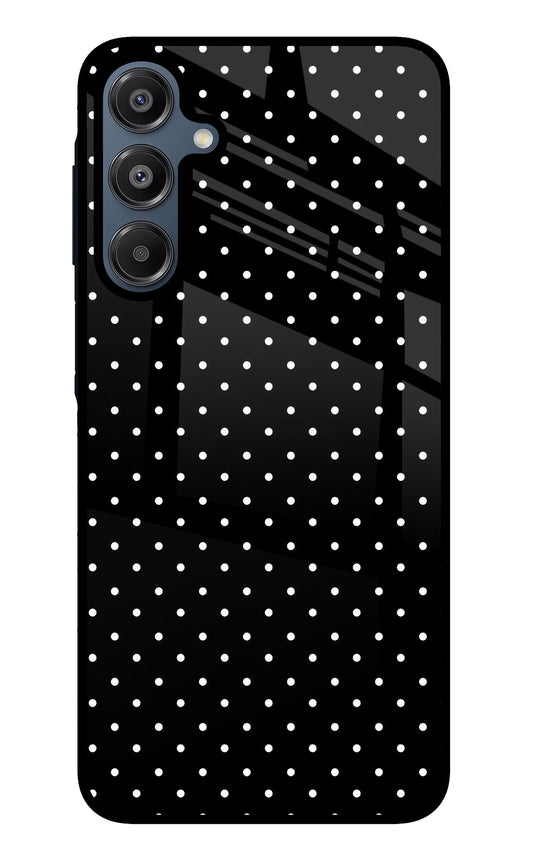 White Dots Samsung A16 5G Glass Case