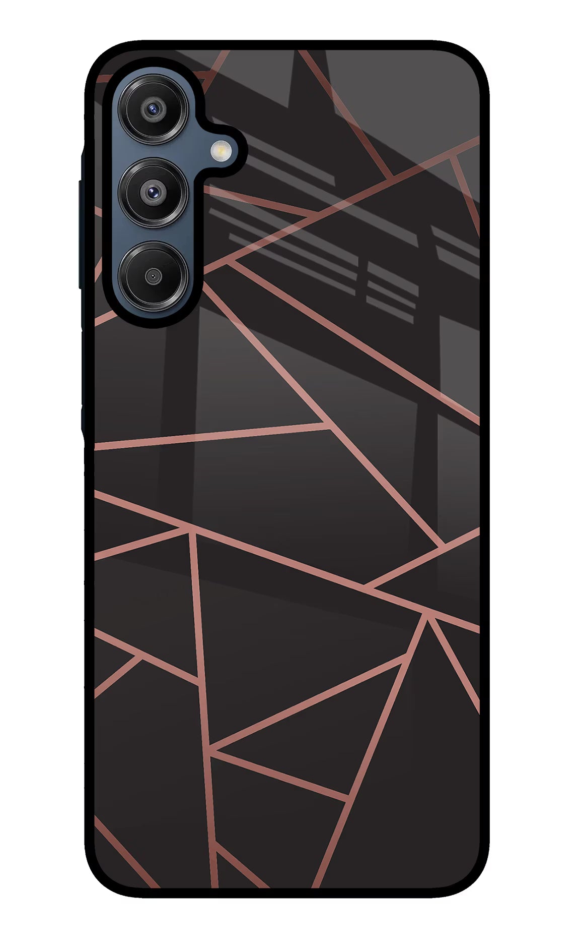 Geometric Pattern Samsung A16 5G Glass Case Back Cover by Casekaro