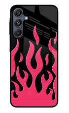 Fire Flames Samsung A16 5G Glass Case
