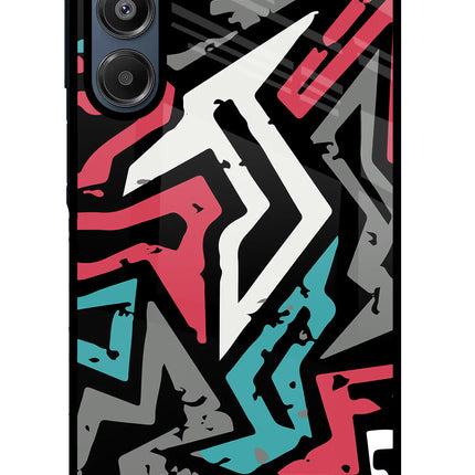 Geometric Graffiti Samsung A16 5G Glass Case