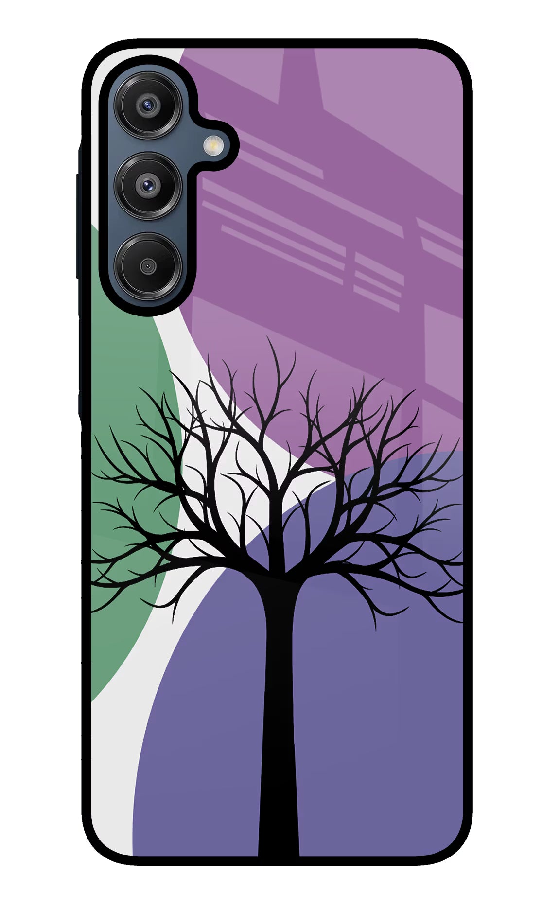 Tree Art Samsung A16 5G Glass Case Back Cover by Casekaro