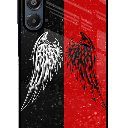 Wings Samsung A16 5G Glass Case