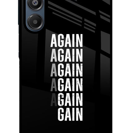 Again Again Gain Samsung A16 5G Glass Case