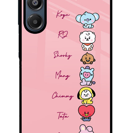 BTS names Samsung A16 5G Glass Case