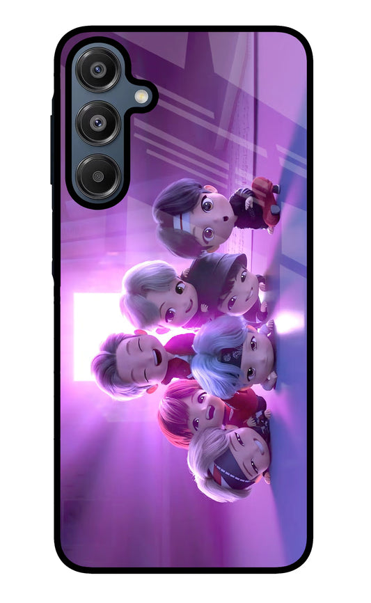 BTS Chibi Samsung A16 5G Glass Case