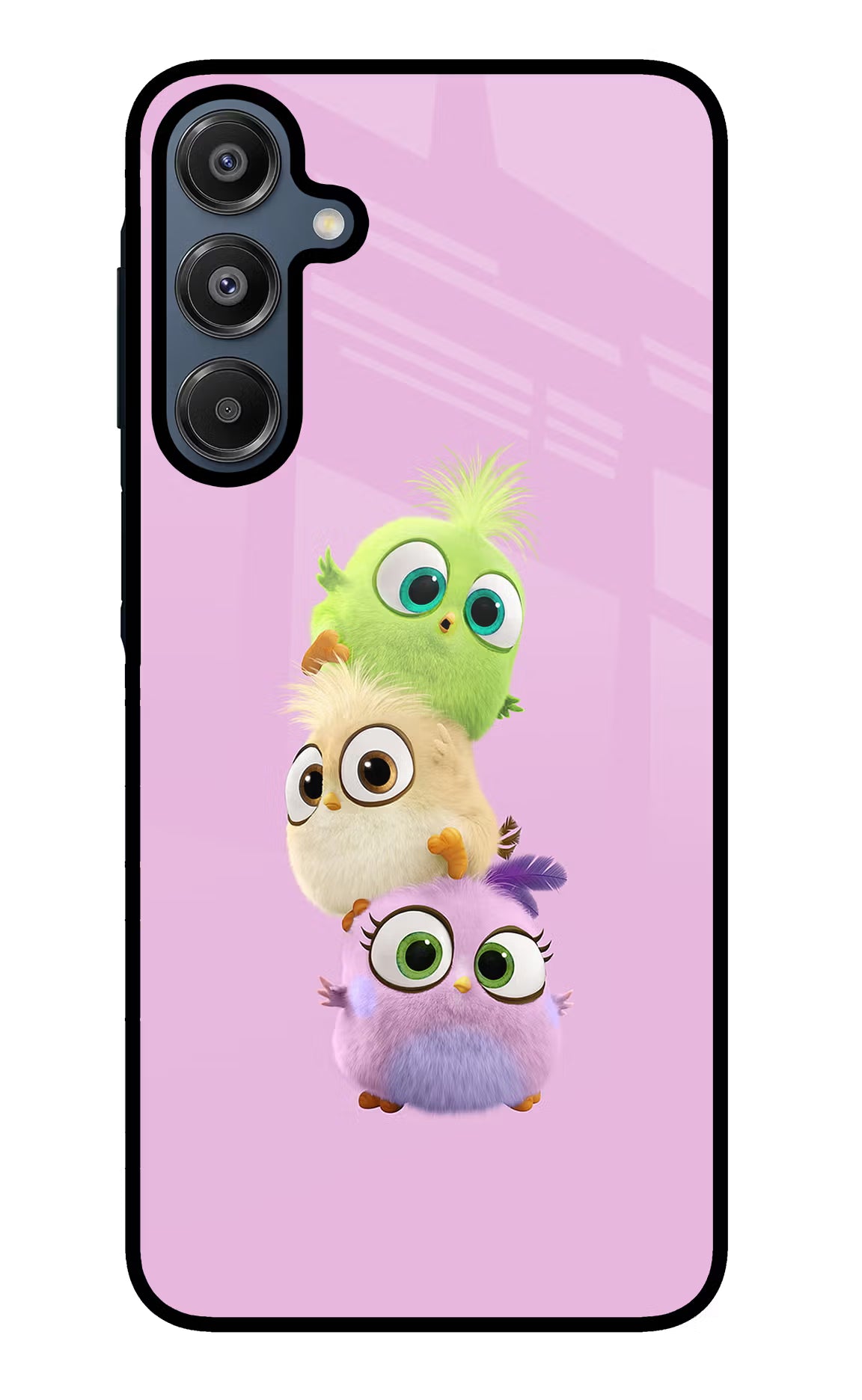Cute Little Birds Samsung A16 5G Glass Case Back Cover by Casekaro