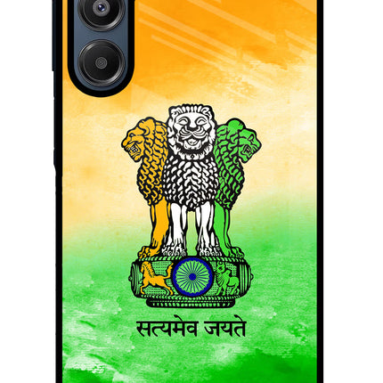 Satyamev Jayate Flag Samsung A16 5G Glass Case