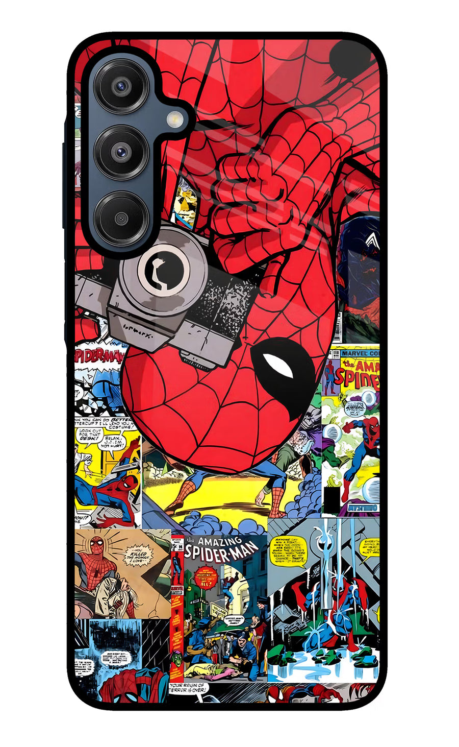 Spider Man Samsung A16 5G Back Cover, Glass case