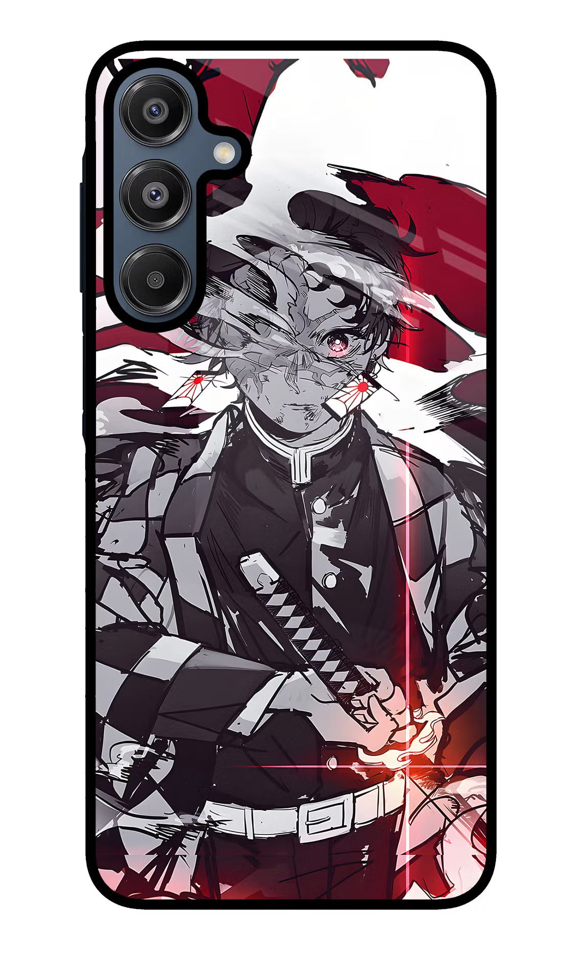 Demon Slayer Samsung A16 5G Glass Case Back Cover by Casekaro