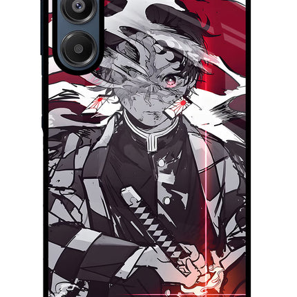 Demon Slayer Samsung A16 5G Glass Case