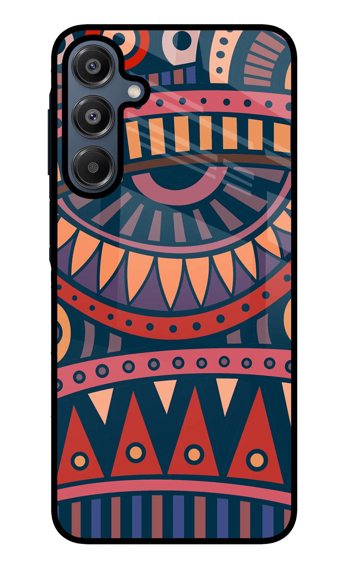 African Culture Design Samsung A16 5G Glass Case Back Cover by Casekaro