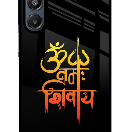 Om Namah Shivay Samsung A16 5G Glass Case