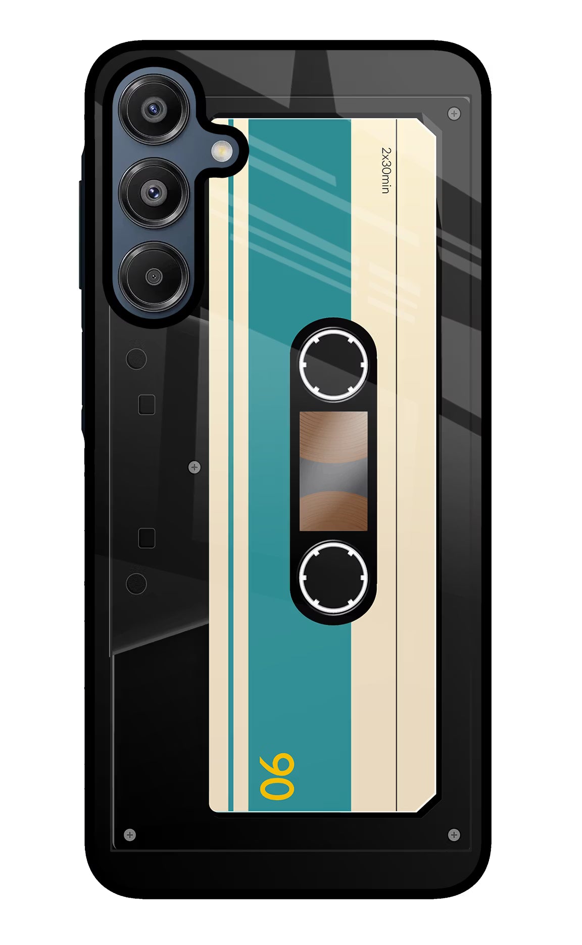 Cassette Samsung A16 5G Glass Case Back Cover by Casekaro