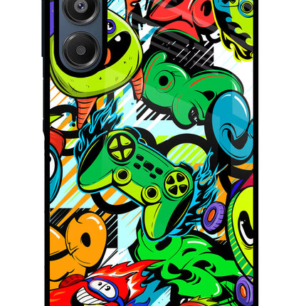 Game Doodle Samsung A16 5G Glass Case