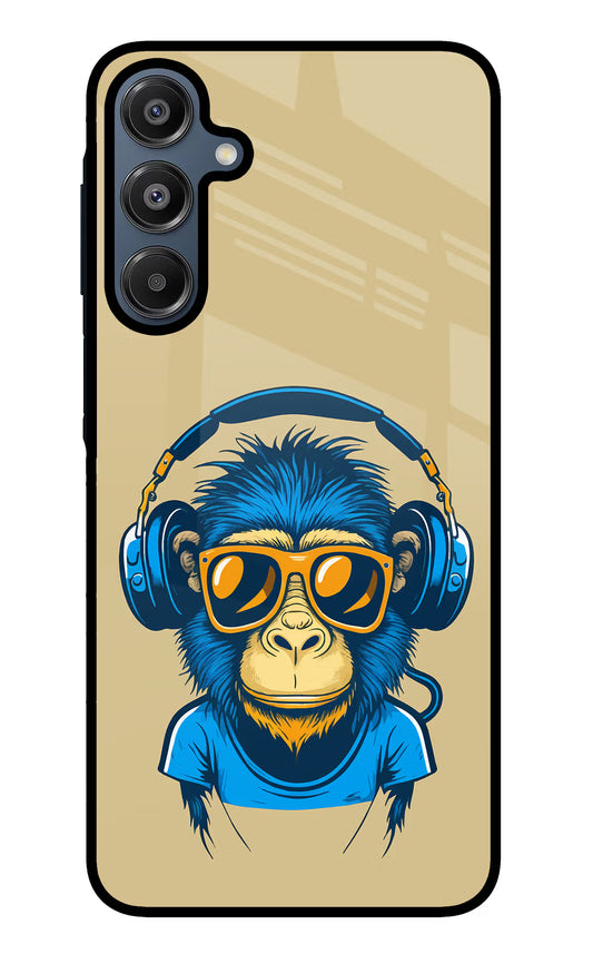 Monkey Headphone Samsung A16 5G Glass Case