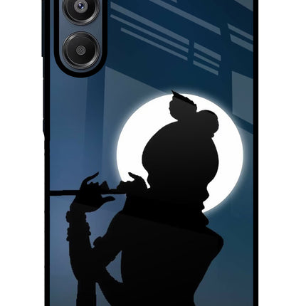 Shri Krishna Silhouette Samsung A16 5G Glass Case