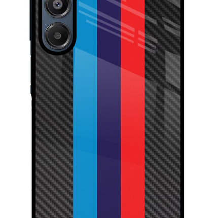 BMW Stripes Pattern Samsung A16 5G Glass Case