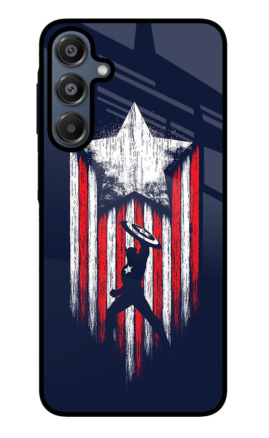 Captain America Marvel Art Samsung A16 5G Glass Case