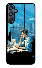 Focused Hustler (AI Generated) Samsung A16 5G Glass Case