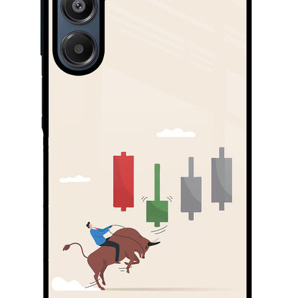 Bull Trading Momentum Samsung A16 5G Glass Case