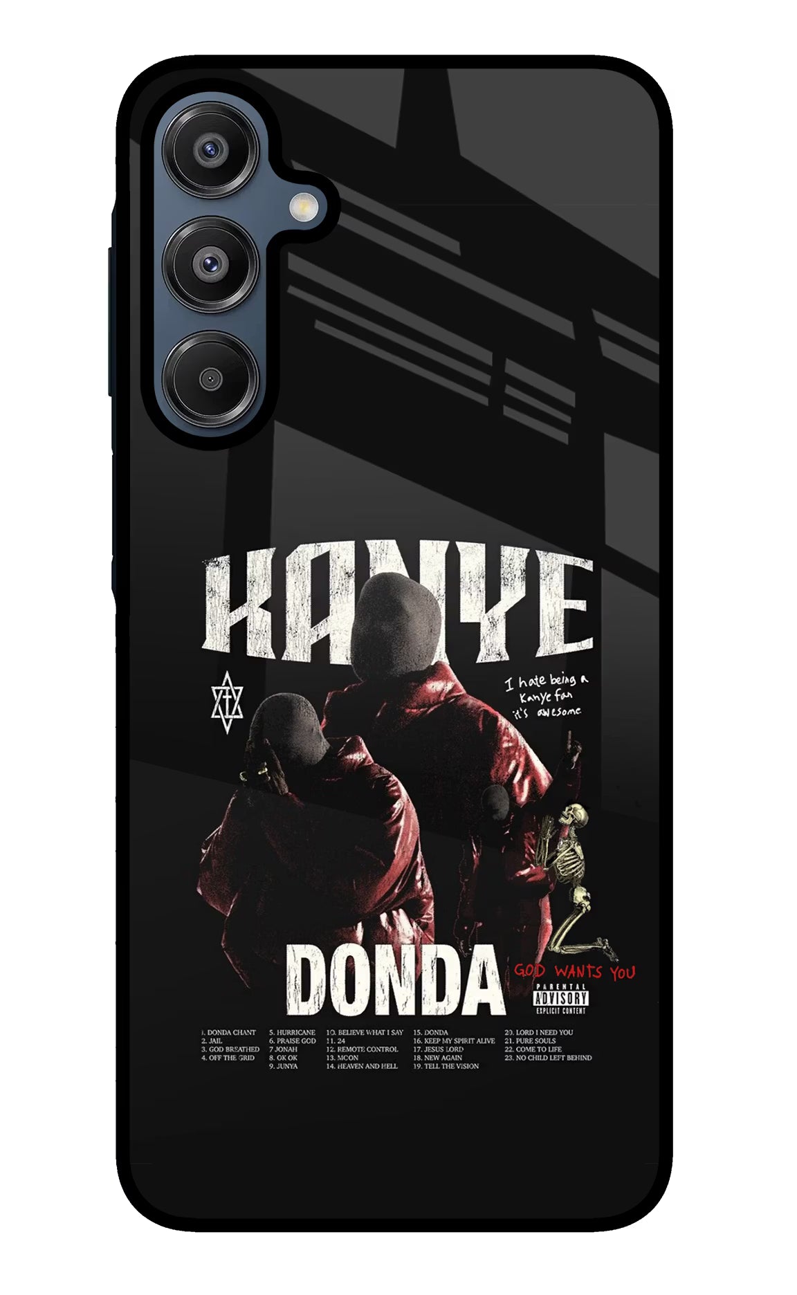 Donda Kanye West Samsung A16 5G Glass Case Back Cover by Casekaro