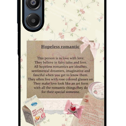 Hopeless Romantic Samsung A16 5G Glass Case