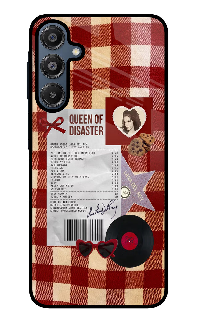 Queen of Disaster Samsung A16 5G Glass Case