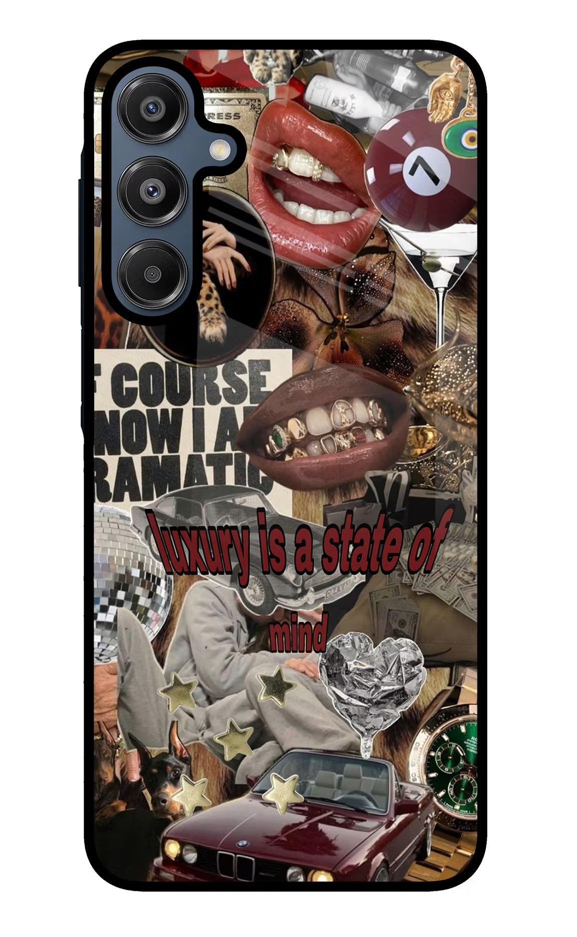 Luxury Samsung A16 5G Glass Case Back Cover by Casekaro