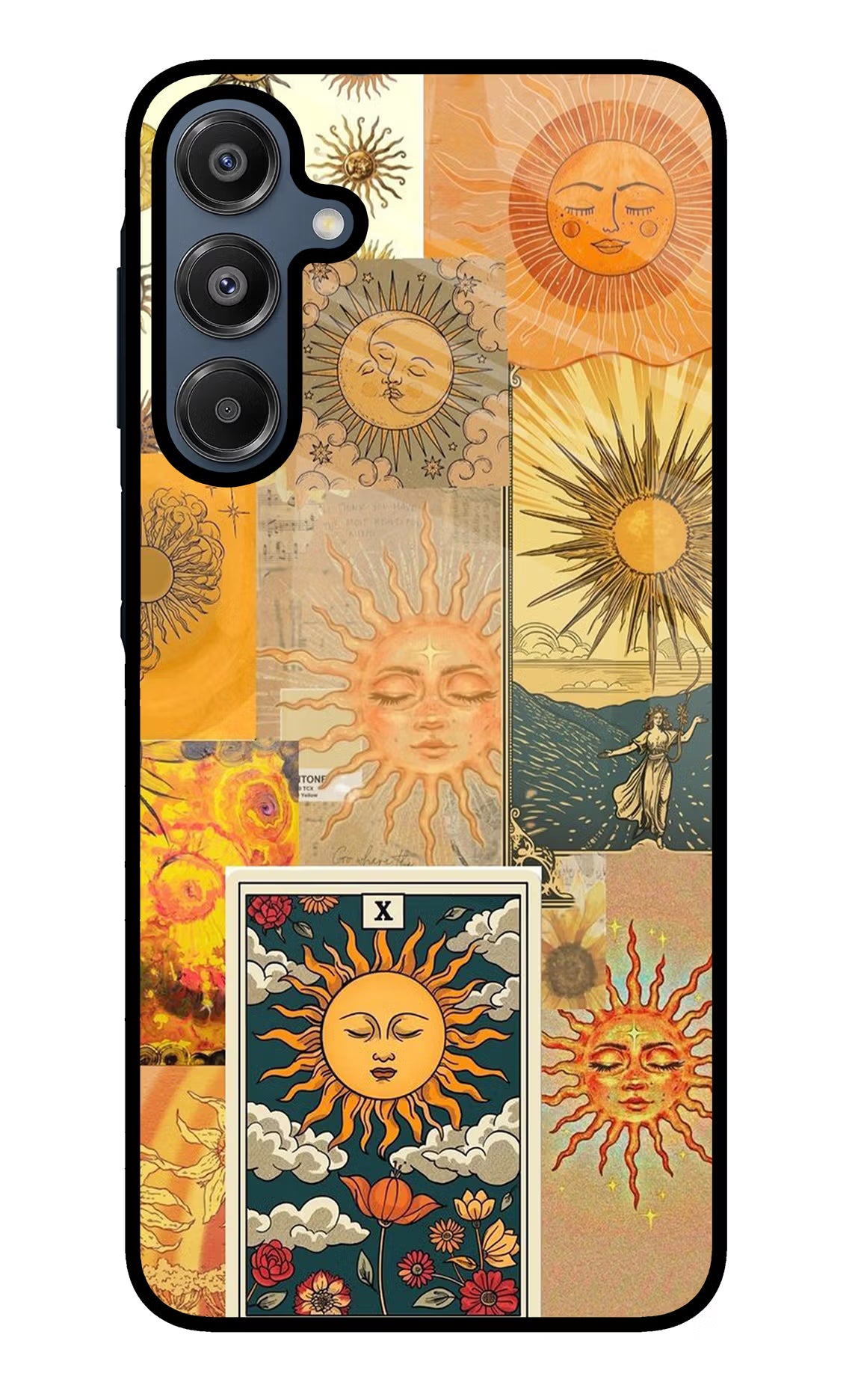 Sun Samsung A16 5G Glass Case Back Cover by Casekaro