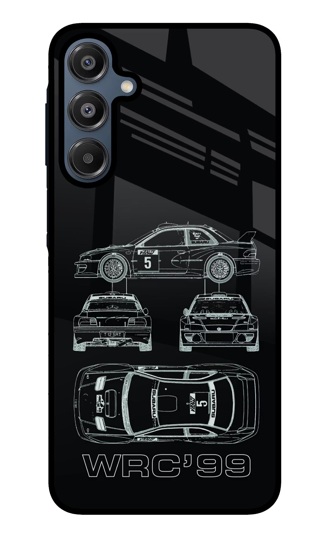 WRC'99 Samsung A16 5G Glass Case Back Cover by Casekaro