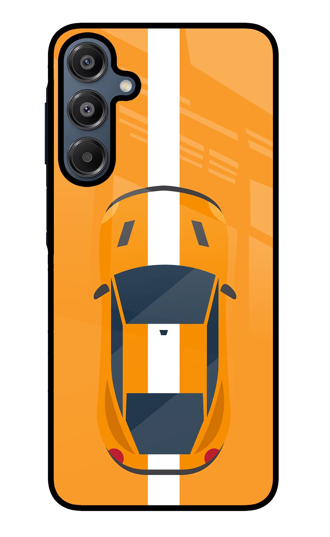 Highway Pursuit Samsung A16 5G Glass Case Back Cover by Casekaro