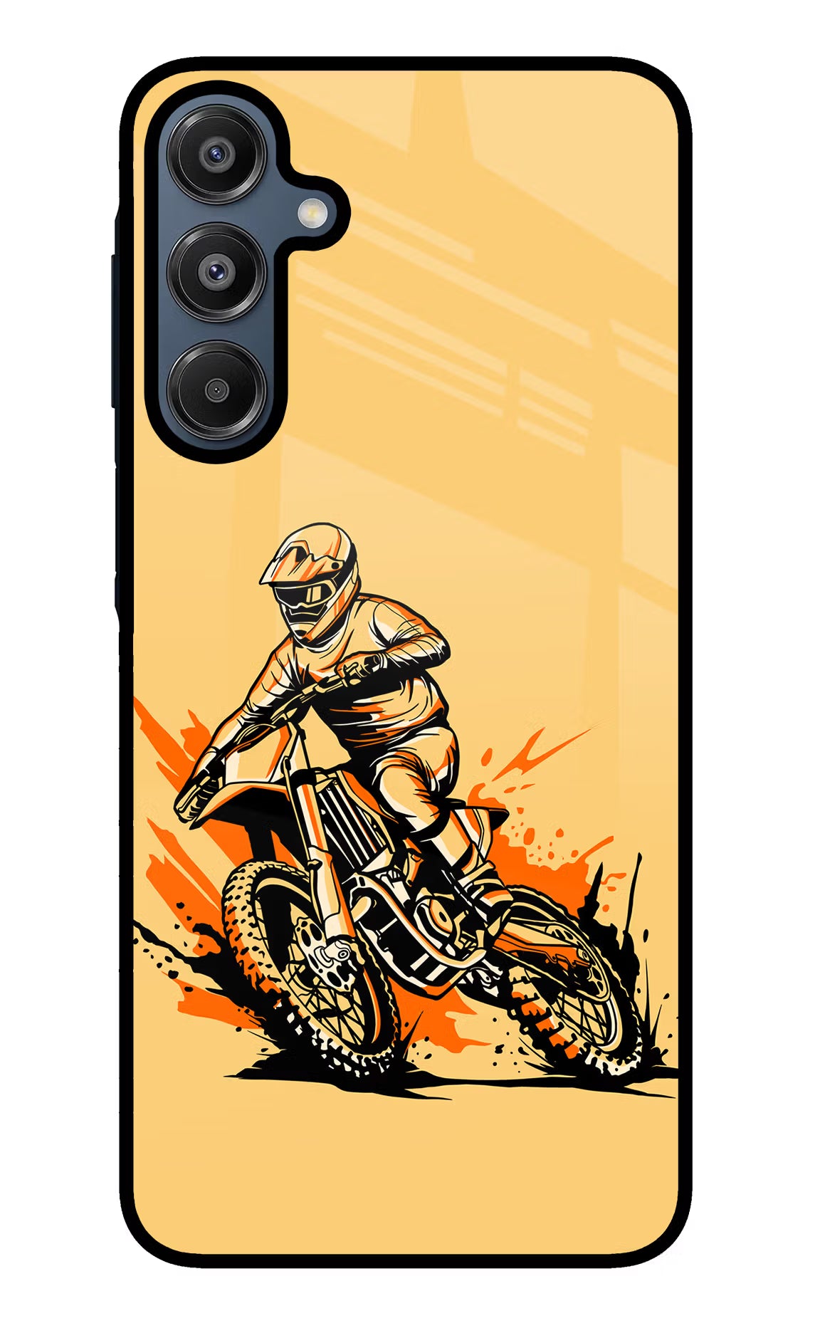 Off-Road Fury Samsung A16 5G Glass Case Back Cover by Casekaro