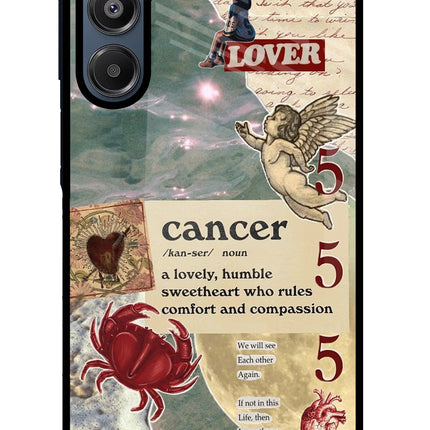 Cancer Zodiac Samsung A16 5G Glass Case