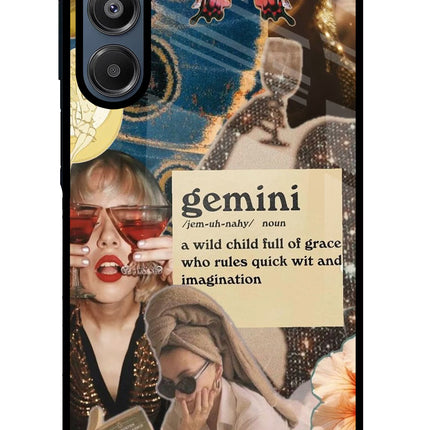 Gemini Zodiac Samsung A16 5G Glass Case