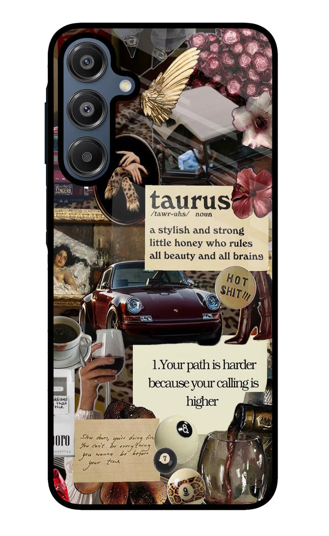 Taurus Zodiac Samsung A16 5G Glass Case