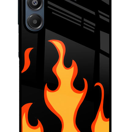 Fired Up – Black Samsung A16 5G Glass Case