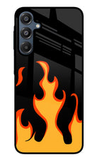 Fired Up – Black Samsung A16 5G Glass Case