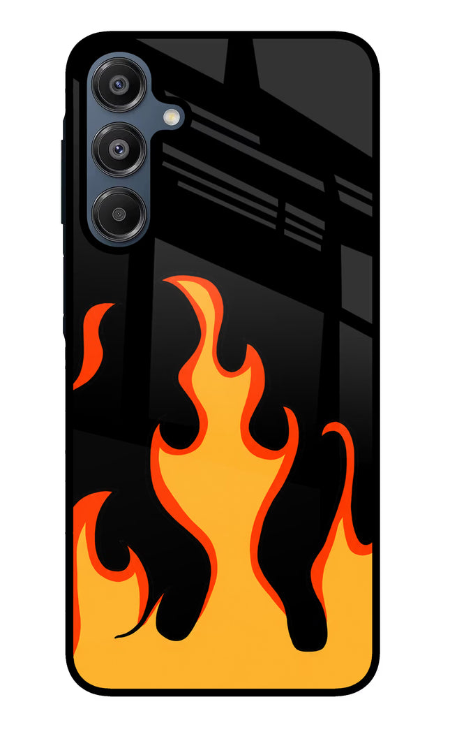 Fired Up – Black Samsung A16 5G Glass Case