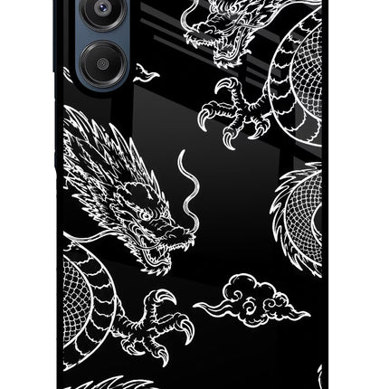 Twin Dragons Samsung A16 5G Glass Case