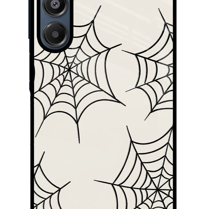 Spider Web Samsung A16 5G Glass Case