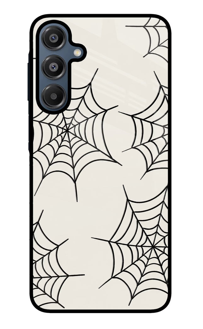 Spider Web Samsung A16 5G Glass Case