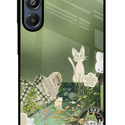 Aesthetic anime Samsung A16 5G Glass Case