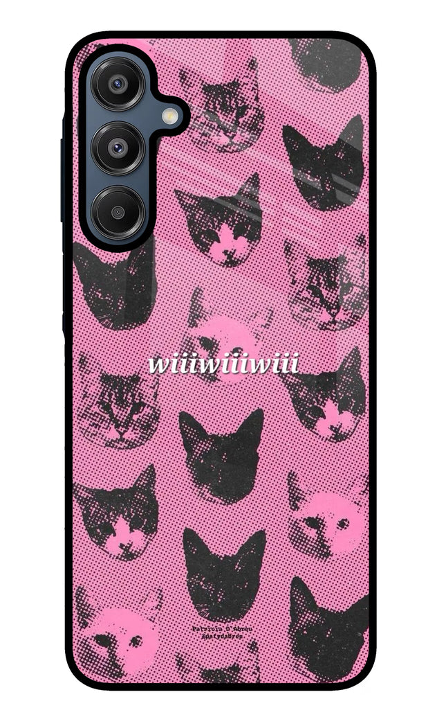 Pink Cats Samsung A16 5G Glass Case