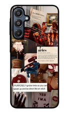 Zodiac Aries Samsung A16 5G Glass Case