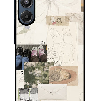Soft Aesthetic Samsung A16 5G Glass Case