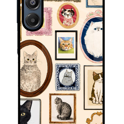 Mirror Cats Samsung A16 5G Glass Case