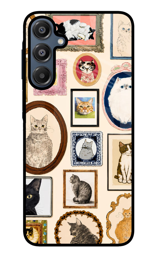 Mirror Cats Samsung A16 5G Glass Case